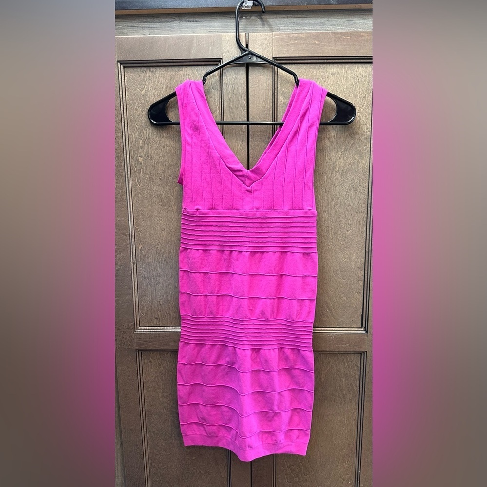 Fuchsia Bandage Dress
